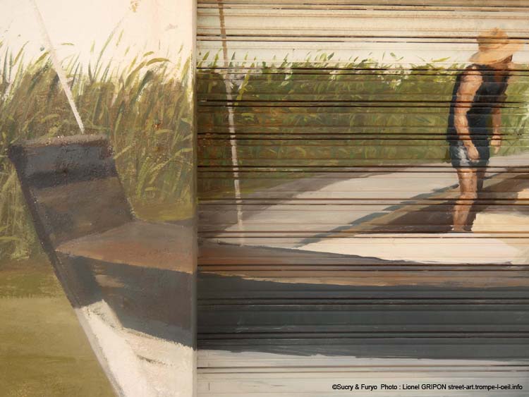 Voilier et marécage