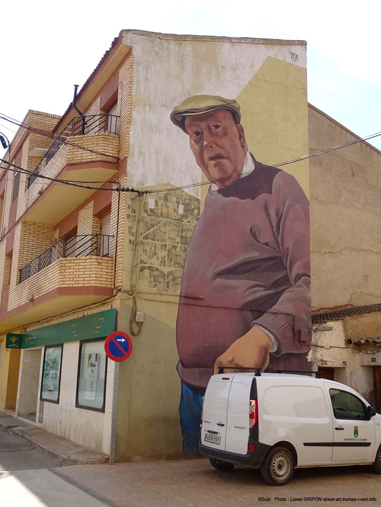 Ancien à la canne