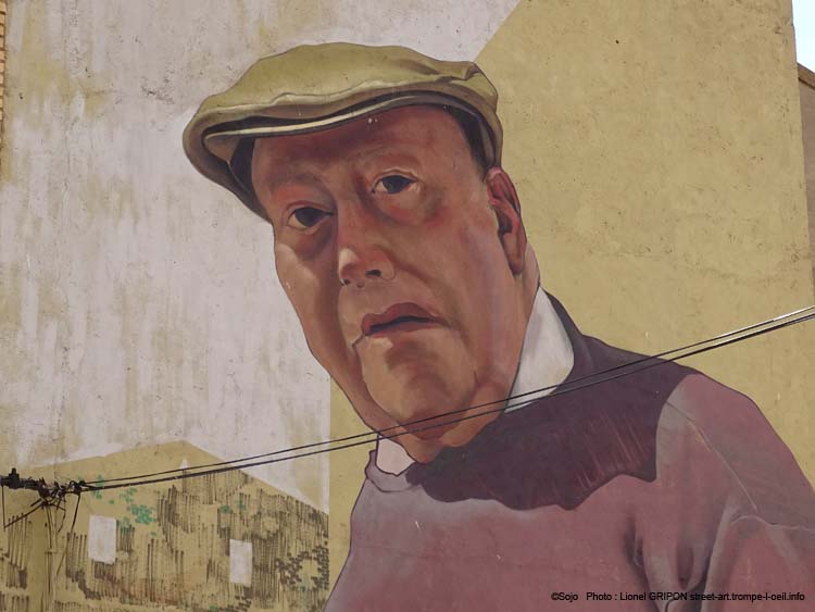 Ancien à la canne