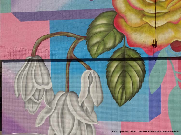 Mur fleuri
