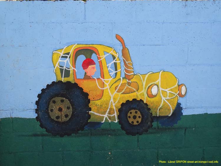 Défilé de tracteurs