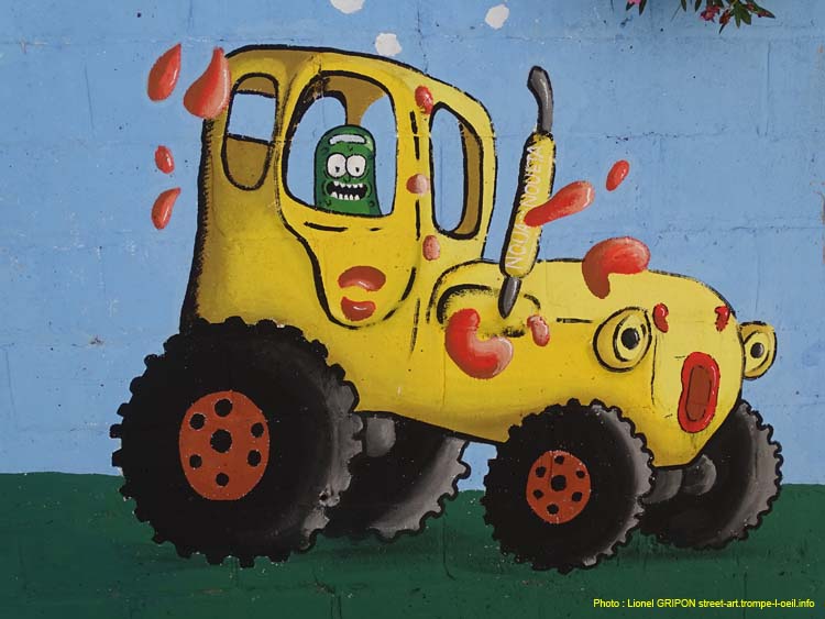 Défilé de tracteurs