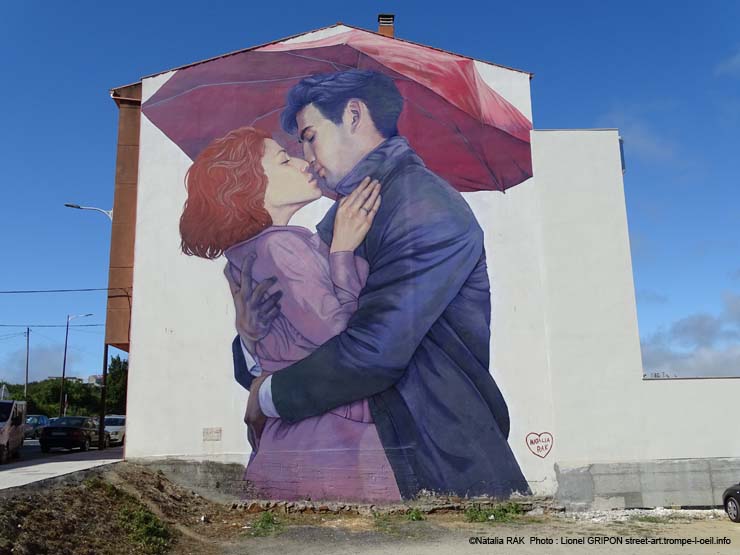 Amoureux au parapluie