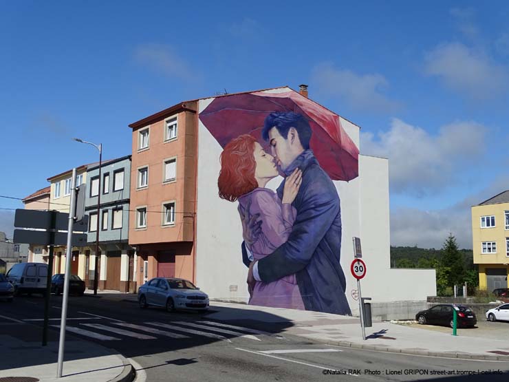 Amoureux au parapluie