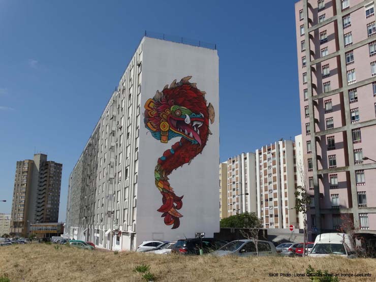 Dragon coloré