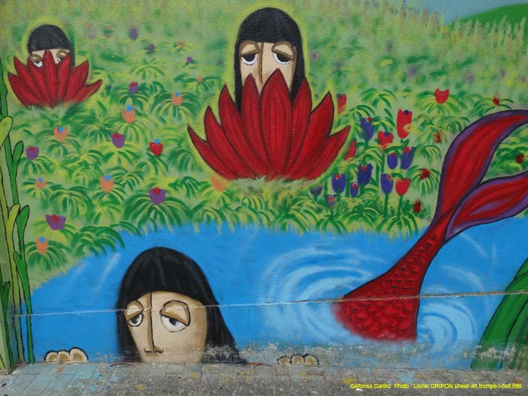 Sirènes et étang