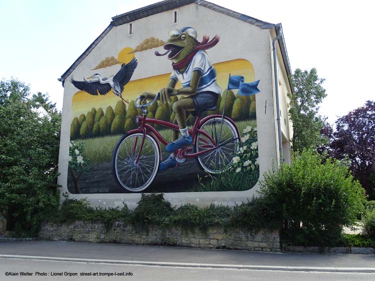 Grenouille à vélo