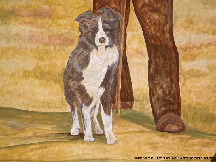 Berger et son chien