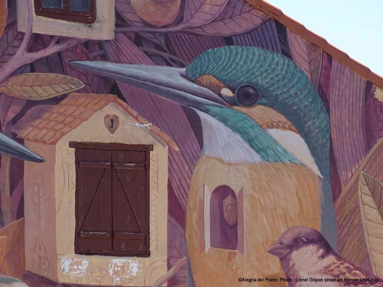 Moineaux et pics-verts