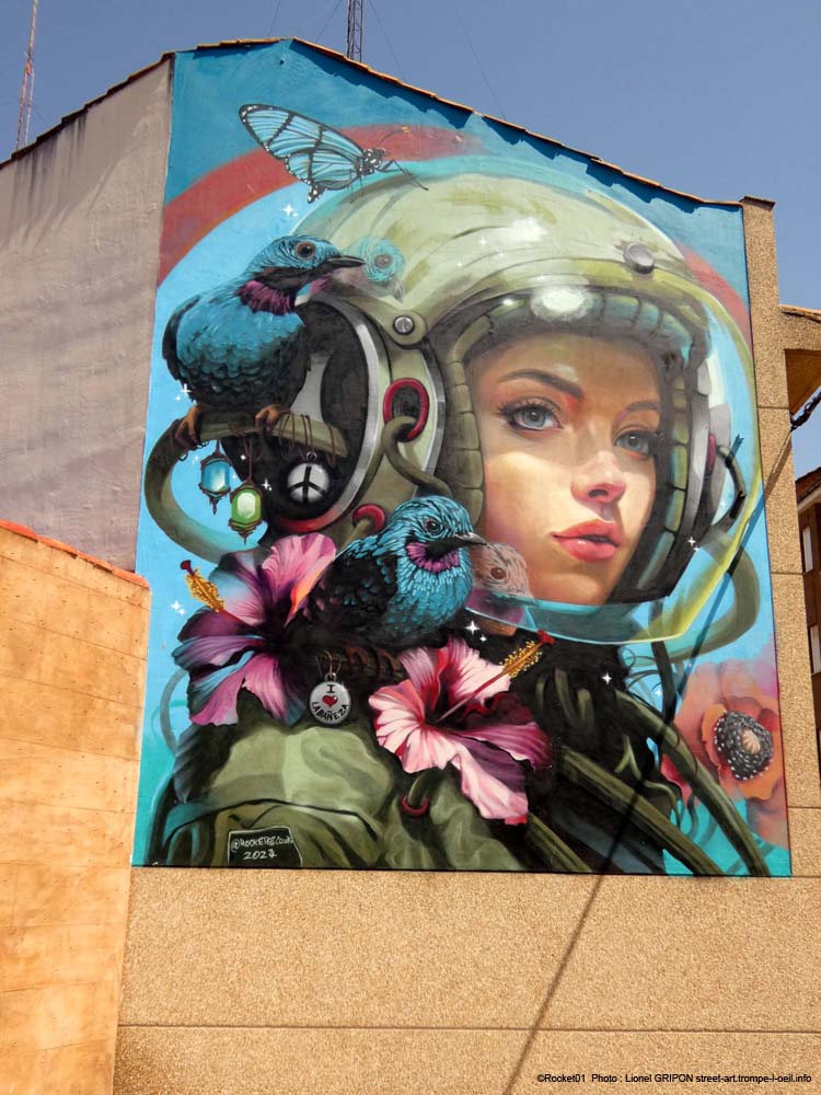 Guerriers dans un jardin