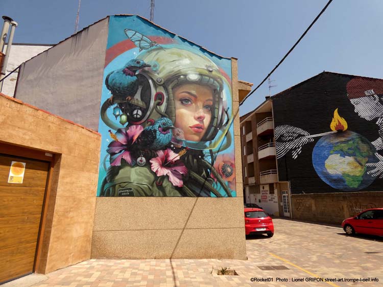 Guerriers dans un jardin